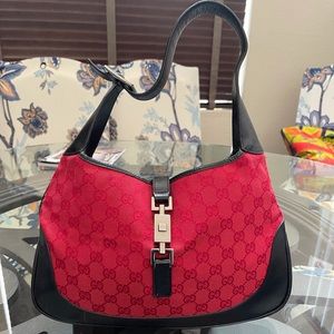Gucci Monogram Jackie O Hobo bag